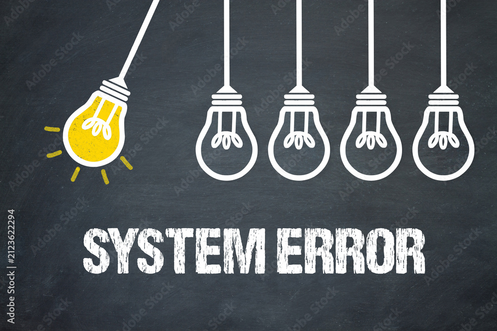 Fototapeta premium System Error 