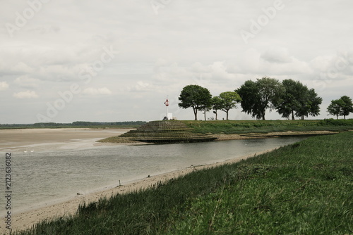 Fotografie Saint-Valery-sur-Somme dans les Hauts-de-France, parc naturel régional Baie de S
