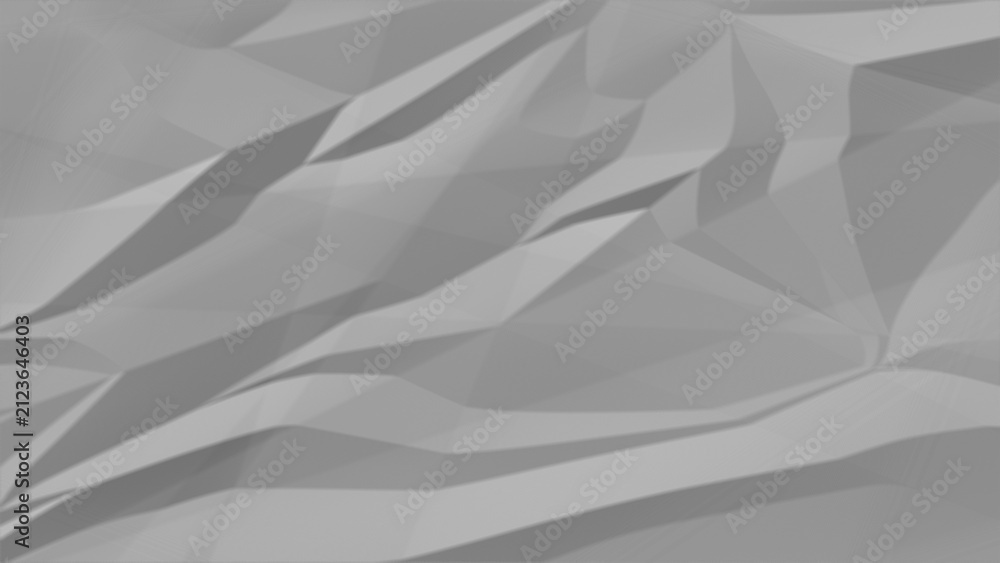 Fototapeta premium Abstract geometric crumpled paper texture