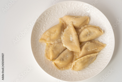 dumplings on a plate