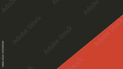 Obraz na plátně Minimalist background, with a diagonal, split dividing dark, charcoal gray and,