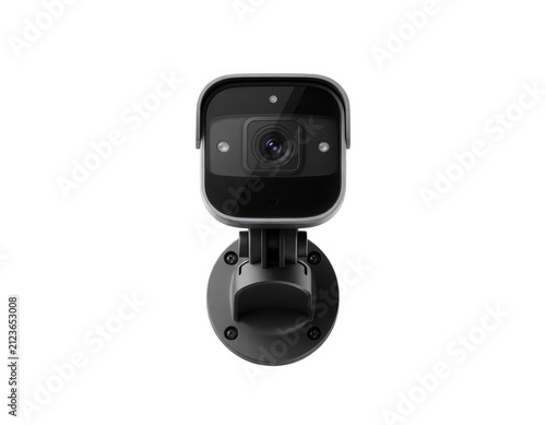 Modern Security Camera Isolated Transparent Background
