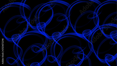Blue smoke cloud abstract background