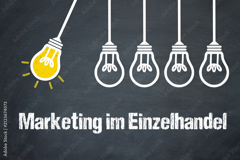Fototapeta premium Marketing im Einzelhandel