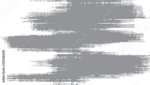 Fotografie Abstract brush stroke lines for artistic calligraphy design Black ink brush mark
