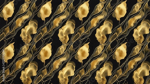 Close up of roasted coffee beans spread.