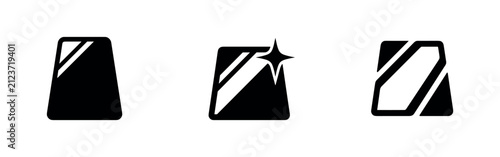 Reflective Surface and Polished Material Icons