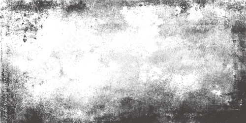Foto Abstract grunge texture with distressed overlay and mottled white and black background with vintage texture effect