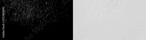Obraz na płótnie Heavy rain overlay on transparent background