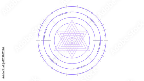 Photography Void magic circle with absorption ring and void symbol