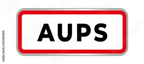 Obraz na płótnie Panneau_Aups
