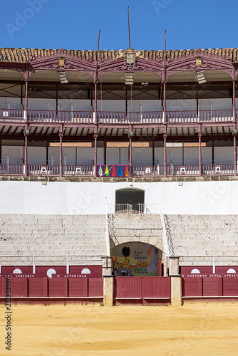 19th century arena Plaza de Toros de La Malagueta for traditional bullfighting, Malaga, Spain, Andalusia