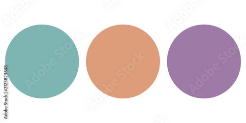 Round Infographic Elements Design Set - Ring Sticky Label Vector Illustration - Circle Infographic Design