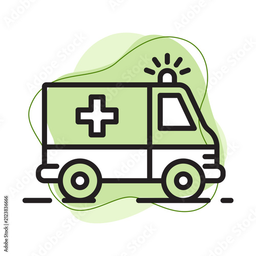 Modern Healthcare Medical Equipment Icon Design. Medical Service and Healthcare Illustration Vector