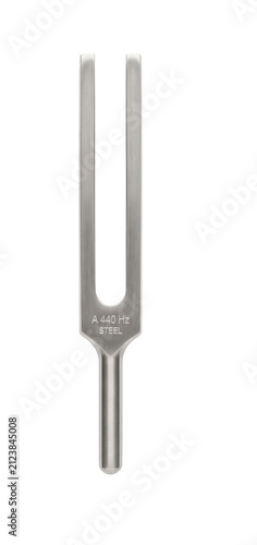 Canvastavla A 440 Hz steel tuning fork for musical pitch reference and sound experiments