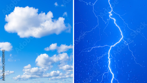 Quadro su tela Weather forecast