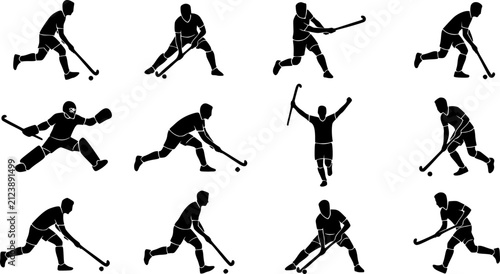 Field hockey players silhouette, Field hockey silhouettes, Hockey player silhouettes, Field hockey svg, Field hockey clipart, Field hockey vector
