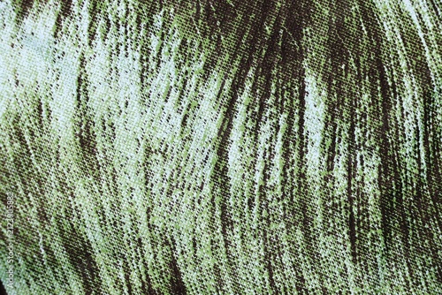Green and black hair lines pattern fabric background