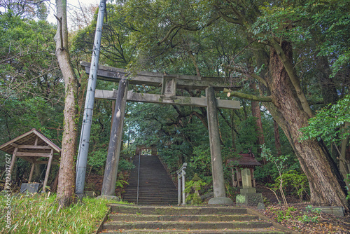 島根 長浜神社の参道