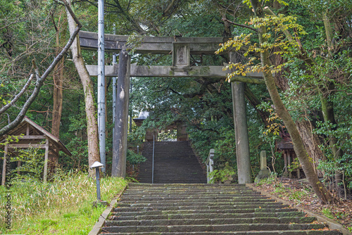 島根 長浜神社の参道
