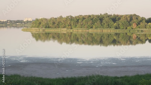 Drought Causes a Lake to Dry Up, Exposing the Lakebed