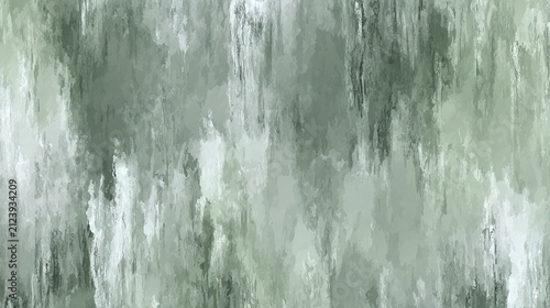 Vertical muted sage green abstract watercolor wash background with streaky blended brush strokes, soft earthy neutral tones, calm minimalist texture, wall art, stationery, wellness banner