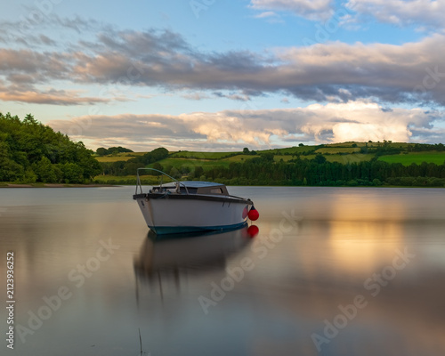 Obraz na płótnie boats at sunset