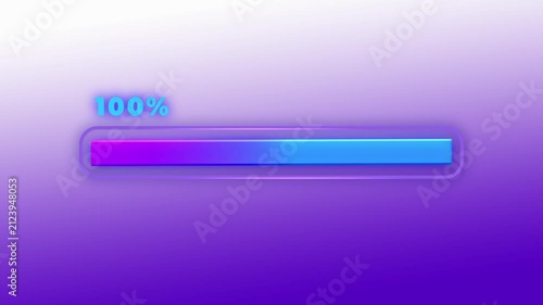 File upload animation.
File upload progress indicator.