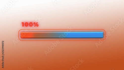 Progress bar at 100% load