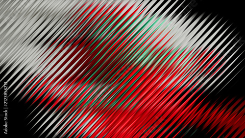 Fotografie Abstract glowing vertical lines creating dynamic fiery glass pattern illustration