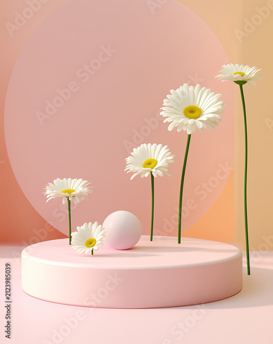 Daisies on the podium 