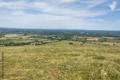 The Weald from South Downs, England.