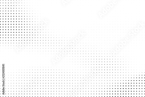 Minimalist halftone square pattern vector, abstract black and white geometric gradient background, modern pixelated texture for digital design