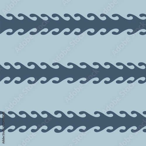 Traditional Central Asian scroll border seamless pattern for textiles wallpaper trims ribbons and packaging