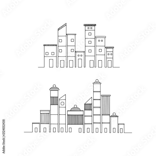 vector illustration of city buildings, vector illustration of a building, vector illustration of a city, 