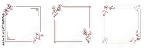Elegant collection of vintage oval frames and decorative borders with floral ornaments. Classic luxury templates for invitations, greeting cards, certificates, and premium branding design.