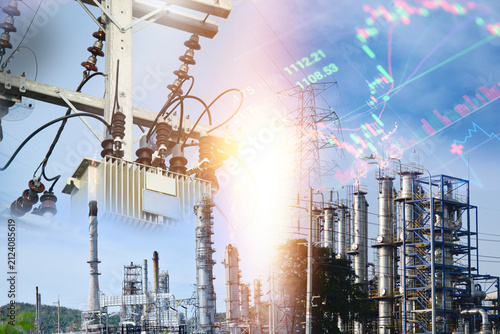 The concept of high energy costs and global energy shortages.
