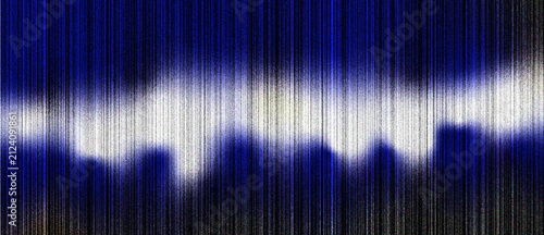 Glowing Blue Light Blur Wave on Dark High-Contrast Grain Texture Background with Noisy Effect, Abstract Technology Banner, Poster, Header, Wallpaper and Wide Backdrop Design