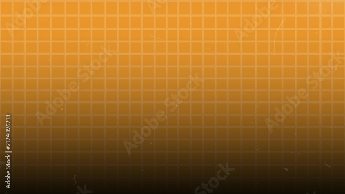 Abstract Orange Grid Background Animation Loop | Futuristic Digital Technology Motion Background 4K