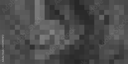 Pixelated Abstract Pattern in Various Shades of Gray and Dark Gray Keywords: pixelated, abstract, pattern, various, shades, gray, dark, gray, mosaic, squares, blocks, geometric, texture, digital