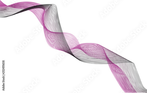 pink ribbon on white background