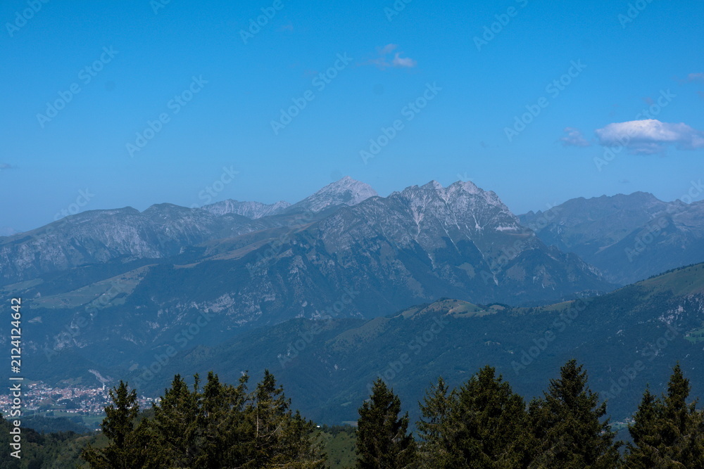 Fototapeta premium mountain landscape with clouds