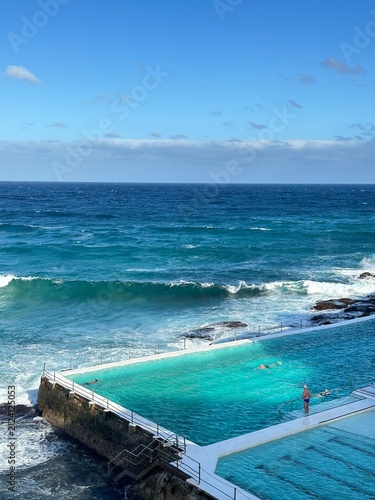 Bondi beach swimming pool Australia