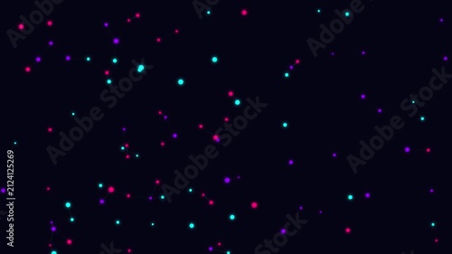 Abstract glowing digital plexus dots background vector
