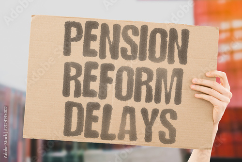 Canvastavla "Pension Reform Delays" Political inertia slows retirement adaptation