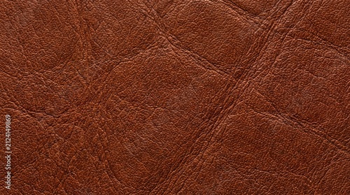 Brown Leather Texture Close-up: A detailed macro shot showcases the rich, organic texture of brown leather, highlighting its natural grain and supple feel.