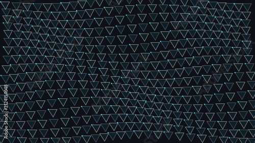 Abstract geometric triangle mesh motion background vector