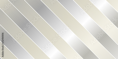 Canvas Print Abstract lapping stripe diagonal line victor black and gray gradient color light then flowing creative digital parallel web diamond abstract white background