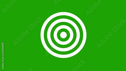 targets for archery isolated on a green background, aim or target icon with green screen Sniper Scope Crosshair Animation Overlay with Rotating HUD Target Reticle
