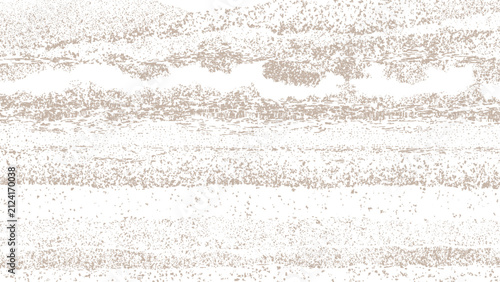 Фотография Beige and white abstract background, with horizontal distressed, texture, grainy